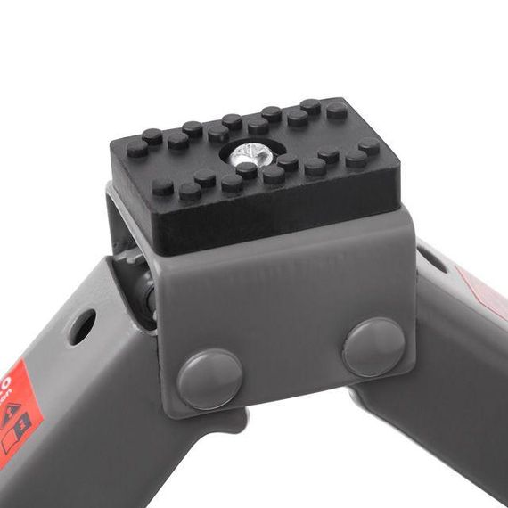 Домкрат механічний ромбоподібний 1т., гумовий упор., 92-340 мм INTERTOOL GT0180 | Зображення 6