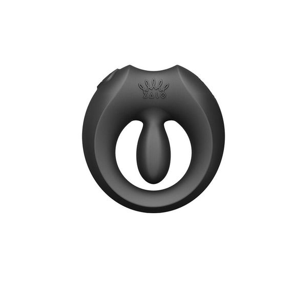 Эрекционное смарт-виброкольцо Zalo Apis Obsidian Black, до 4 часов работы, зарядный кейс sexstyle