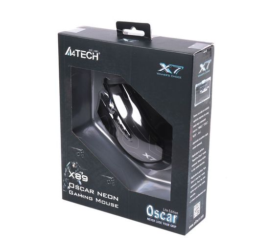 Миша ігрова  A4Tech X89 Oscar Neon, USB | Зображення 4