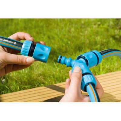 Тройник для шланга Cellfast тройник BASIC 1/2" для муфт 1/2, 3/4" (51-205H) - Топ Продаж! | Зображення 2