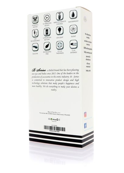 Подовжуюча насадка на пеніс з вібрацією та пультом керування Vibrating Extension Sex Aura | Зображення 2
