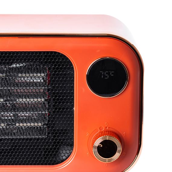 Тепловентилятор SmartX 1200W обогреватель электрический Оранжевый | Зображення 2