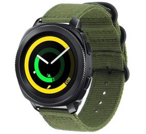 Нейлоновый ремешок Primo Traveller для часов Samsung Gear Sport SM-R600 - Army Green