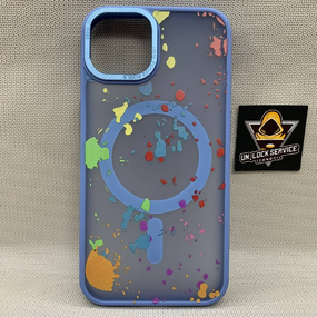 Чехол Wlons Unicorn противоударный PC+TPU для Iphone 13 MagSafe Матовый Голубой