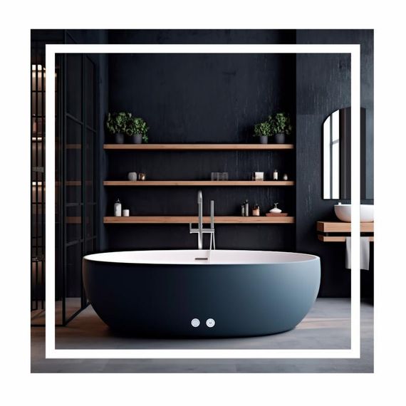 Дзеркало Qtap Mideya (MI1) 800x800 з LED-підсвіткою Touch, з антизапотіванням, димером, регумацію QT2078NCF8048477