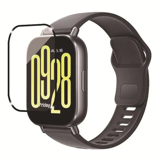 Полимерная пленка 3D (full glue) (тех.пак) для Xiaomi Redmi Watch 5 Active Черный