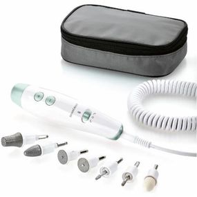 Набор маникюра и педикюра серебристый Crest SMPS 7 E1 mint (UA-01)