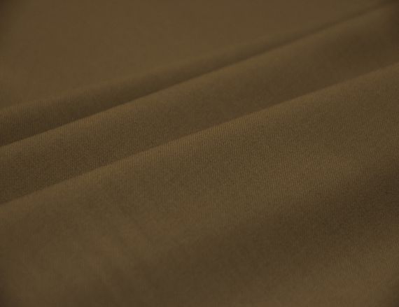 Костюмная ткань итальянская темно бежевого цвета поливискоза однотонная MI 31 | Зображення 1