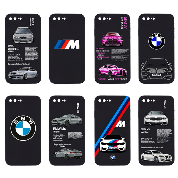 Чохол для iPhone 7 plus / iPhone 8 plus /  Чохол на замовлення Принт: BMW
