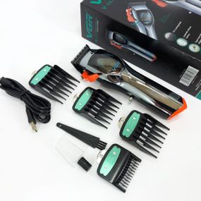 Машинка для стрижки аккумуляторная с насадками VGR, Профессиональная электрическая машинка для стрижки RM-81