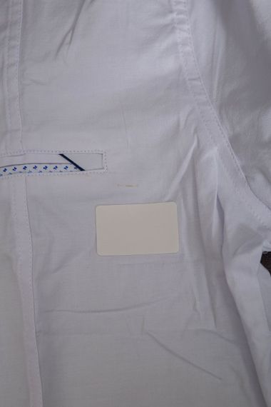 Сорочка чоловіча однотонна класична  -уцінка, колір білий, 214R7108-U-8 | Зображення 5