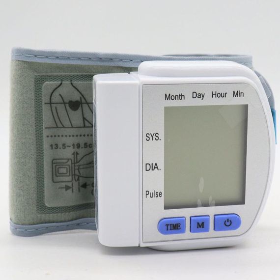 Тонометр цифровий на зап'ясті Automatic Blood Pressure / Автоматичний вимірювач артеріального тиску | Зображення 5