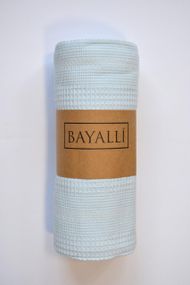 Вафельне простирадло-покривало Bayalli 160×230 см. A.Mavi