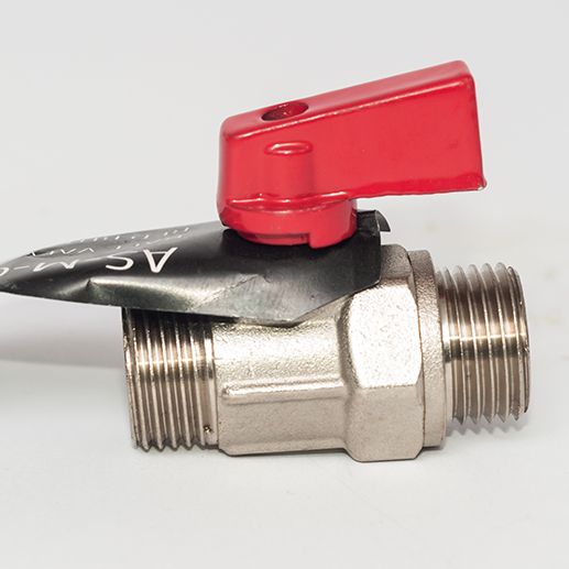 Кран кульовий MINI 1/2"ЗЗ ASCO 35/280 | Зображення 1
