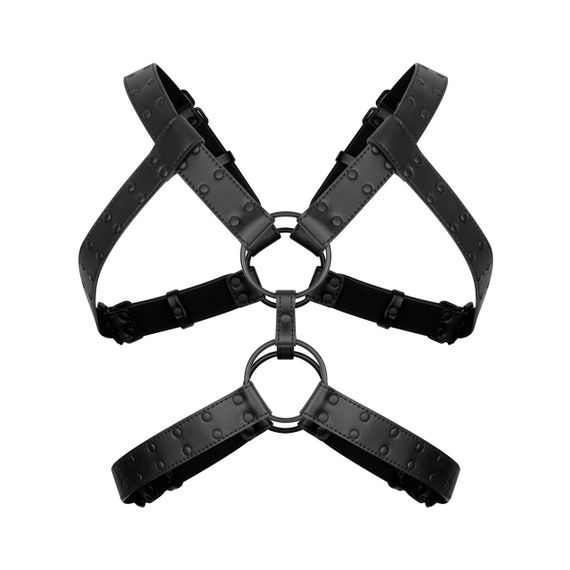 Портупея Bedroom Fantasies: Rocco Bondage Harness, чорна Sex Aura | Зображення 1
