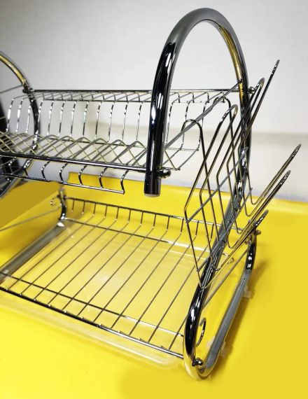 Сушарка для посуду Clean House New, Металева настільна сушарка   знижка | Зображення 5