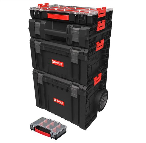 Набір ящиків для інструментів на колесах, 18", 450x390x785, SYSTEM PRO Set 5in1, Z255710PG002, QBRICK