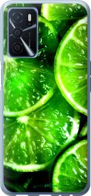 Чохол на Oppo A16 Зелені часточки лимона "852u-2469-2448"