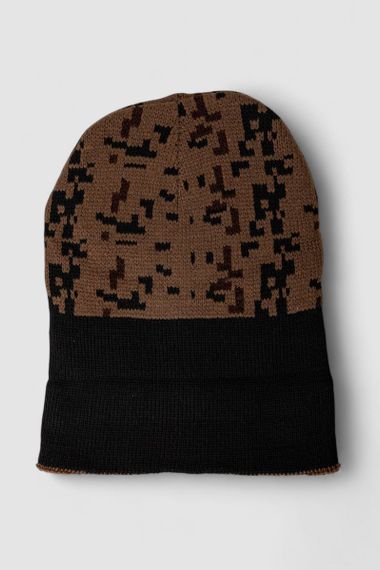 Шапка мужская камуфляжная на меху, цвет коричневый, 244RM49 | Зображення 2