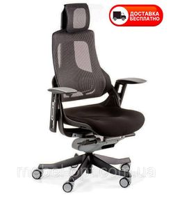 Кресло офисное  Wau black fabric, charcoal nеtwork