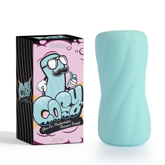 Мастурбатор Blow Cox Masturbator Pleasure Pocket-Blue sexstyle