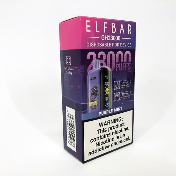 ELF BAR GH 23000 5%. Пурпурная Мята (Purple Mint) | Зображення 4