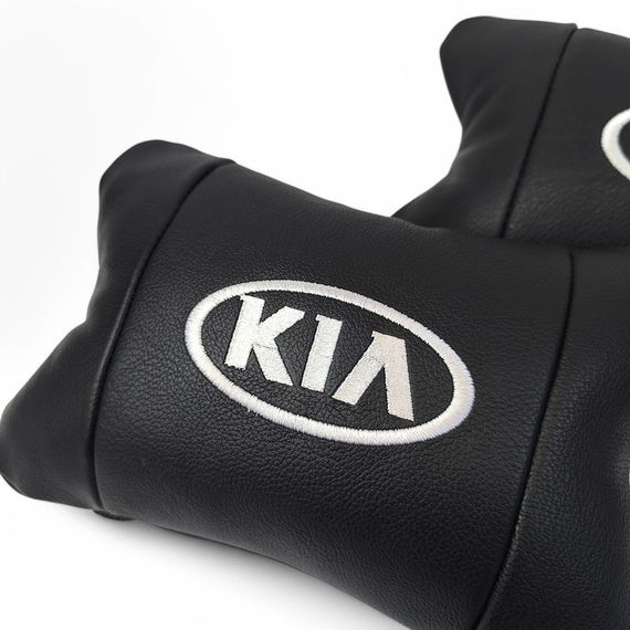 Подушка під шию з логотипом Kia Киа, Подушка під шию для автокрісла, Декоративні подушки з логотипом GW-26 | Зображення 1