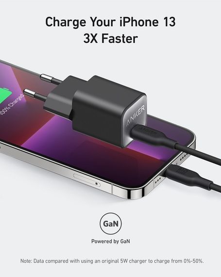 Мережевий зарядний пристрій Anker PowerPort 511 Nano III - 30W USB-C White | Зображення 3