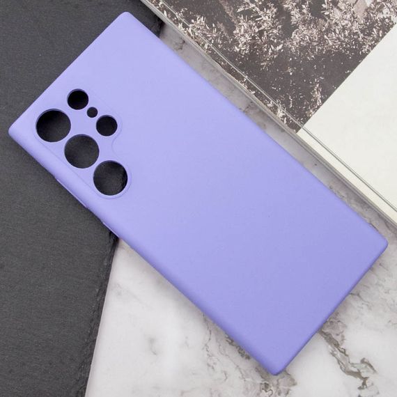 Чохол Silicone Cover Lakshmi Full Camera (AAA) для Samsung Galaxy S23 Ultra Бузковий / Dasheen | Зображення 4