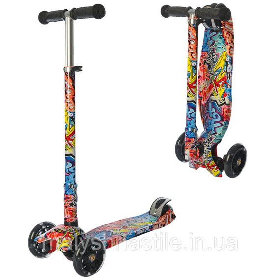 Самокат дитячий MAXI iTrike JR 3-055-WP8 складний