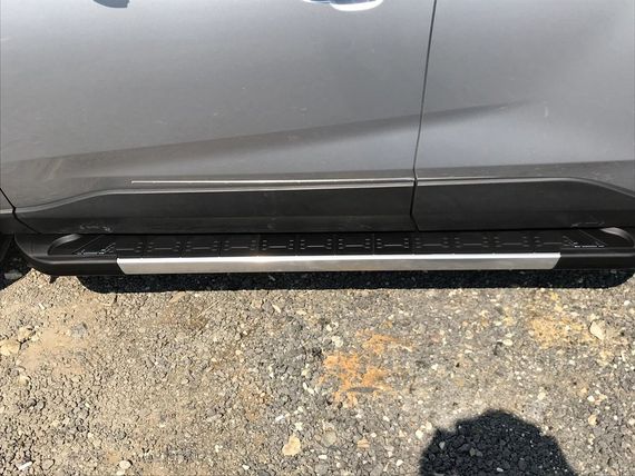 Бокові пороги RedLine V1 (2 шт., алюміній) для Toyota Rav 4 2019-2024 | Зображення 2