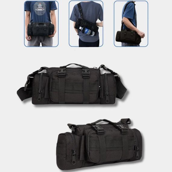 Універсальна тактична сумка – підсумок нагрудна поясна на MOLLE сумка з ременем на плече 5 л | Зображення 6