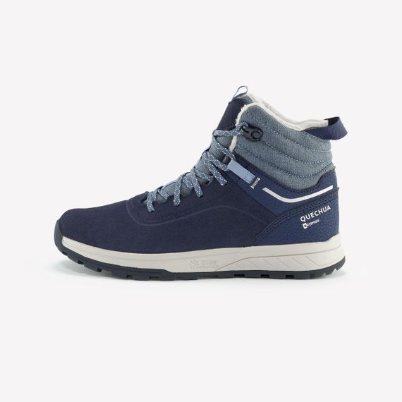 Черевики дитячі SH500 утеплені шкіряні водонепроникні сині - EU38 UA37,5