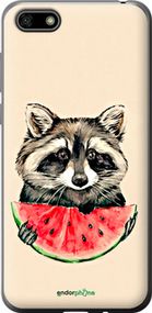 Чохол на Huawei Honor 7A Єнотик з кавуном "4605u-1805-2448"
