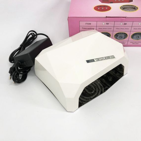 Сушарка для нігтів UV LAMP CCF+LED, Сушарка для нігтів, Портативна сушарка для нігтів. Колір: білий | Зображення 2