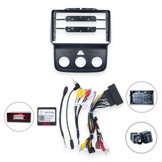 Штатна магнітола серії Mekede M200S 2K під Dodge Ram 2013-2019 (K1) WOOD 9 дюймів | Зображення 1