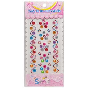 Наклейка камни "Звездочки" XY-005 для авто, ноутбуков, телефонов Вид 7