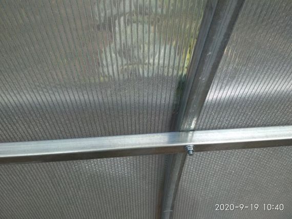 Теплица "'ЭЛИТ" 3*6*2 (ш.д.в.) 18кв.м., покрытая поликарбонатом 4мм, от производителя | Зображення 6