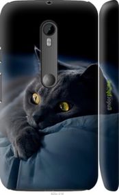 Чохол на Motorola Moto G3 Димчастий кіт "825m-318-2448"