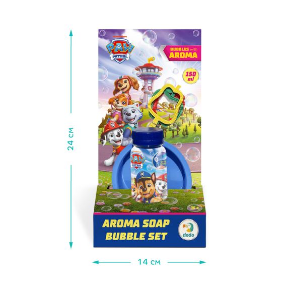 Ароматичні мильні бульбашки "Paw Patrol Друзі" 200733 об'єм 150 мл, 3 палички | Зображення 1