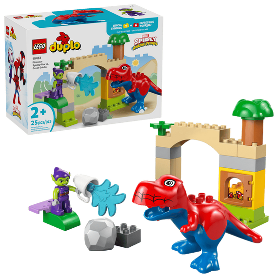 Конструктор Динозавр Spidey-Rex проти Зеленого Гобліна LEGO 10463 Різнокольоровий shop (5702018056349)