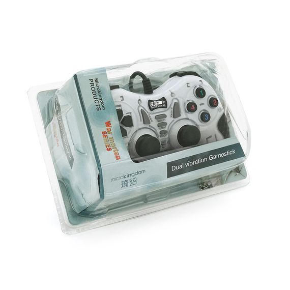 Геймпад Brazzers BR-8700 провідний для ПК, USB 2.0, White, Blister | Зображення 1