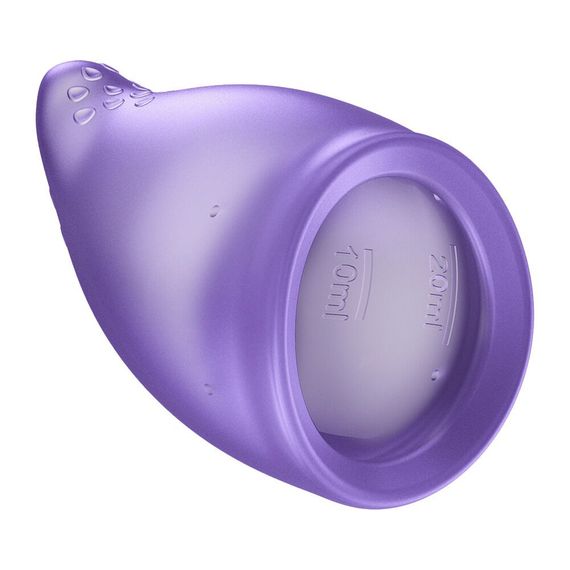 Менструальна чаша Fun Factory FUN CUP SIZE A Magenta, багаторазова, діаметр 4 см, об’єм 20 мл, Чорний | Зображення 1