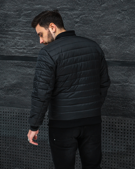 Бомбер Пітсбург чорний S | Зображення 3