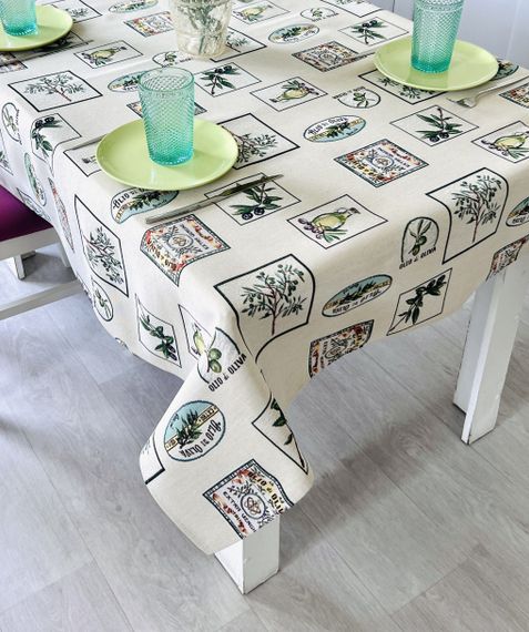 Скатертина гобеленова EDEN057 Limaso, 137х300, Прямокутна, Повсякденний, Без люрексу, 75% поліестер, 22% бавовна, 3% акрил, Гобелен | Зображення 4
