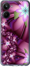 Чехол на Realme 10 Цветочная мозаика "1961u-2946-17620"