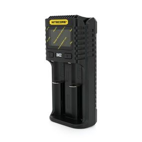 Зарядний пристрій універсальний Nitecore Digicharger UMS2, 2 канали, LCD дисплей, підтримує Li-ion, Ni-MH та Ni-Cd AA (R6), ААA