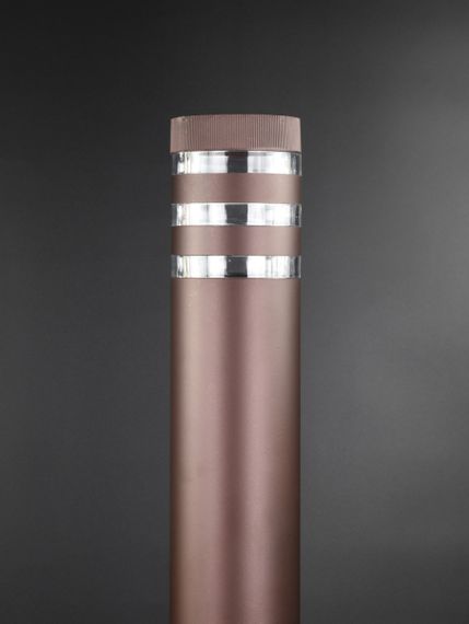 Вуличний ліхтар стовпчик 26202 Коричневий 79х13х13 см. | Зображення 2