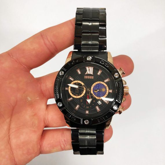 Годинники чоловічі дуже стильні, Сталеві чоловічі кварцові годинники Наручні MX-35 | Зображення 9