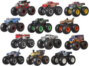 Hot Wheels Monster Trucks Ultimate Chaos 12 Pack. Подарочный набор 12 монстр-траков Хот Вилс
